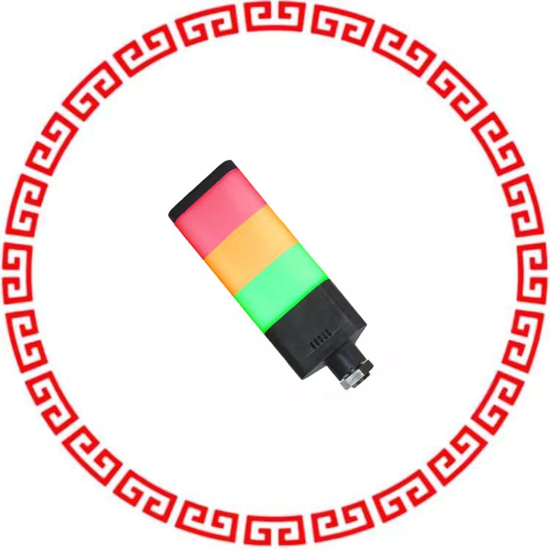 JT028-RYG-CD COMPLETE UNIT GN/RD/YL 3 STACK