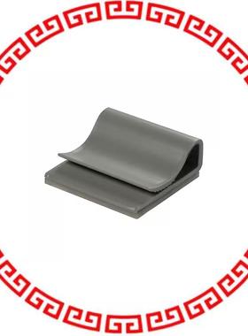 CFCC-8-05A-RT CBL CLIP FLAT C-TYPE WHITE ADH