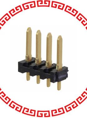 85829-4 CONN HEADER VERT 4POS 30GOLD PCB