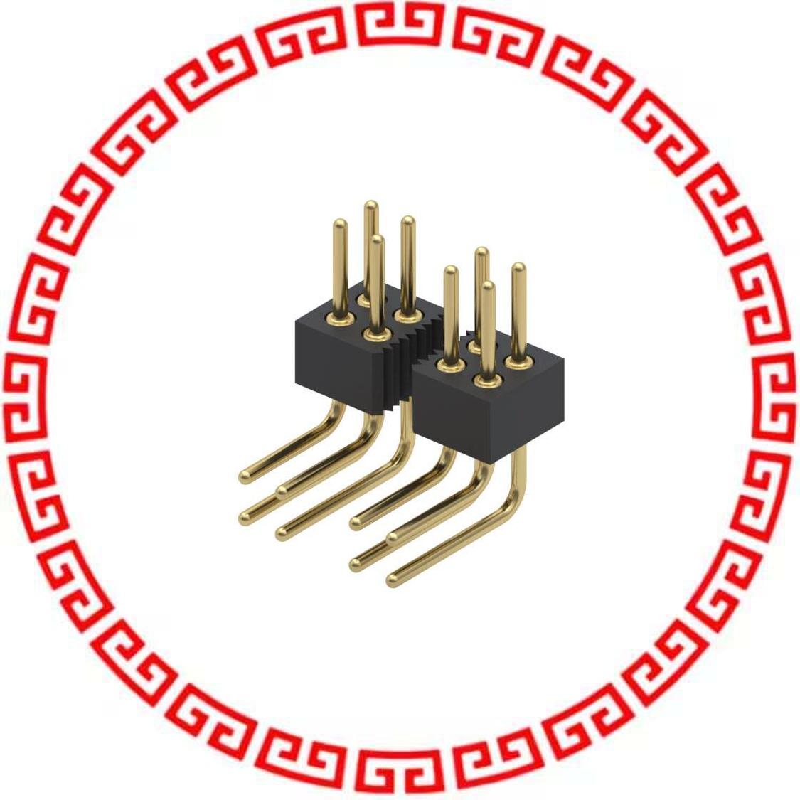 852-10-100-20-001000 CONN HEADER RT ANG 2X50 .05