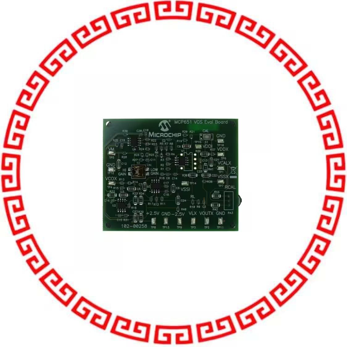 MCP651EV-VOS BOARD EVAL OP AMP MCP651