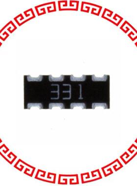 743C083331JP RES ARRAY 4 RES 330 OHM 2008