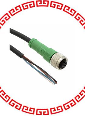 1668124 CBL FMALE TO WIRE LEAD 4P 16.4'