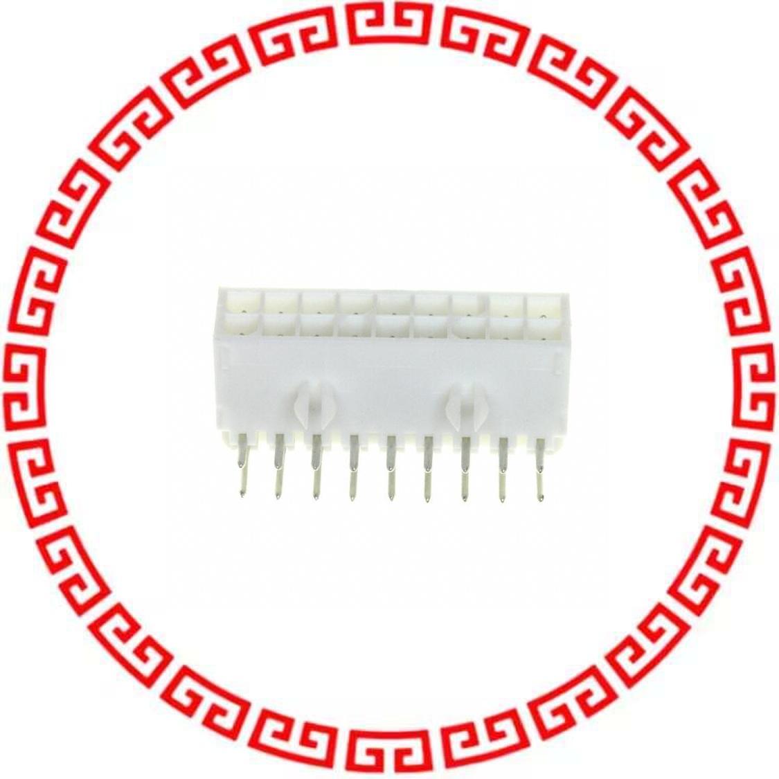 1-794105-0 CONN HEADER 18PS R/A DL .163 TIN