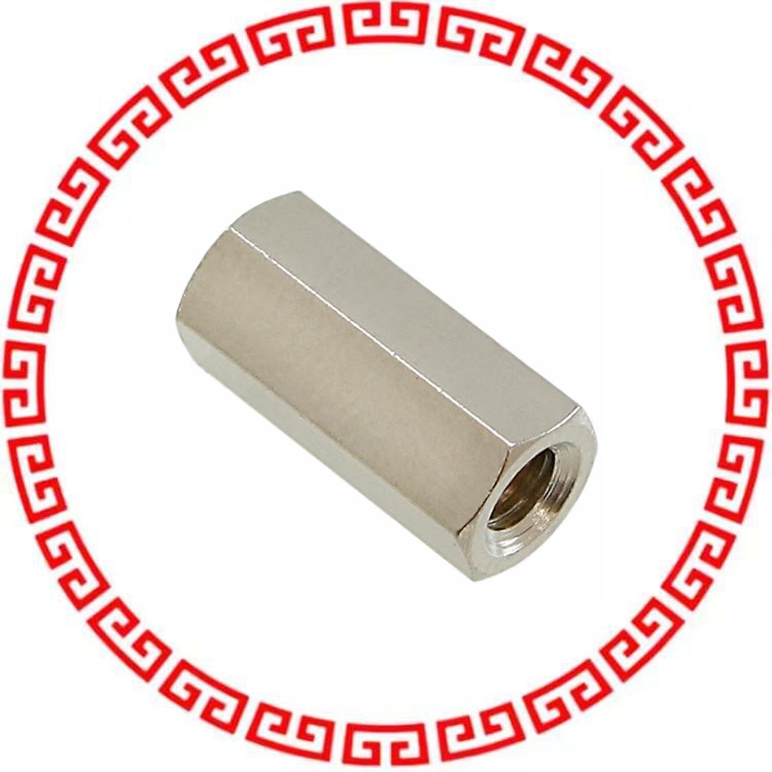 R30-1001102 HEX STANDOFF M3X0.5 BRASS 11MM