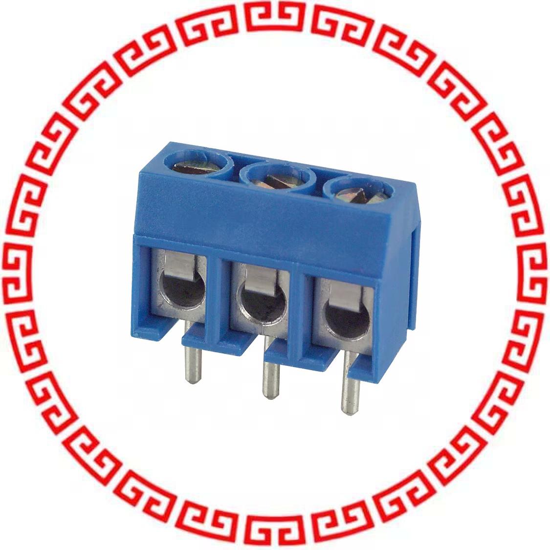 ED500/3DS TERMINAL BLOCK 5MM 3POS PCB