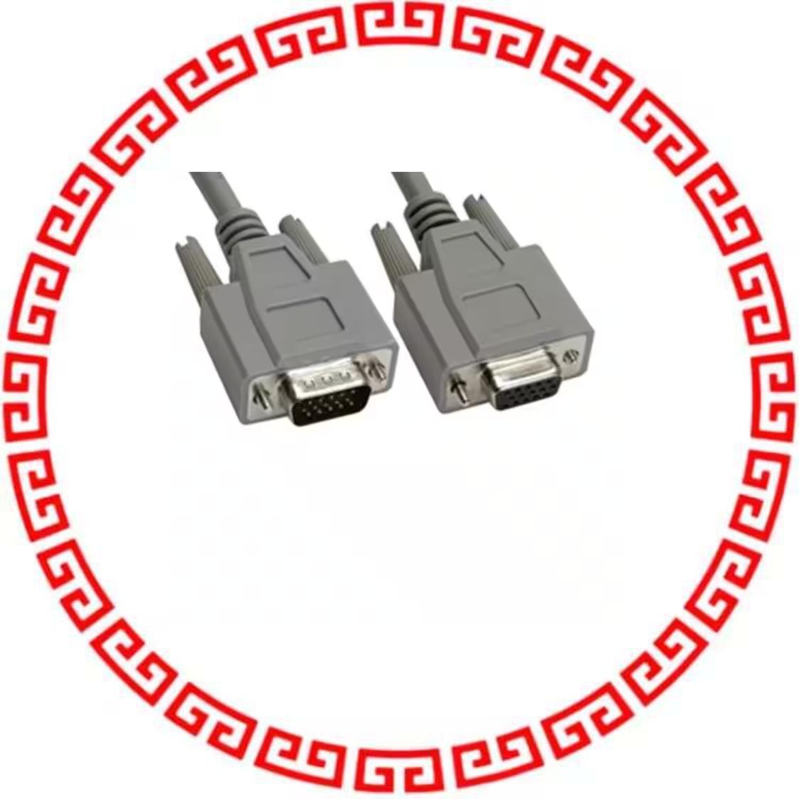CS-DSDHD15MF0-005 CABLE ASSY HD15 SHLD GRAY 1.52M