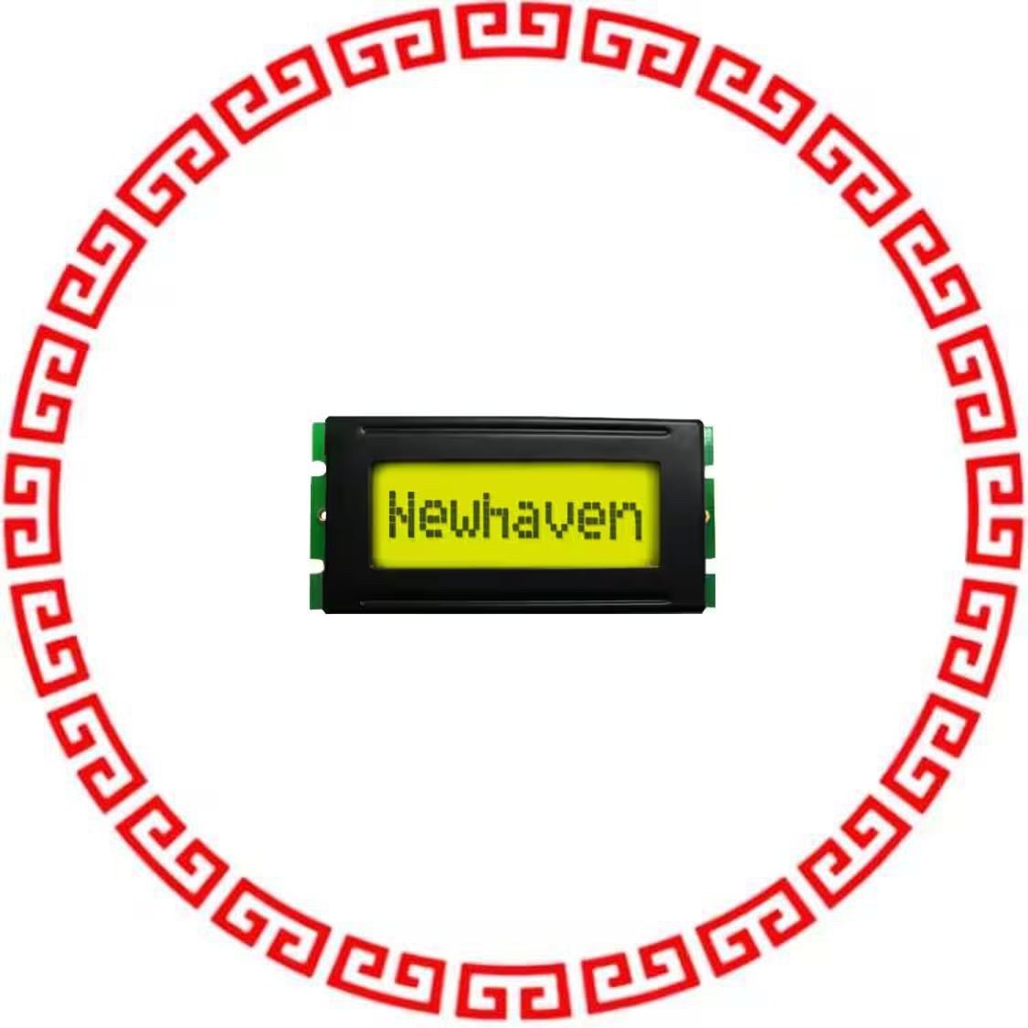 NHD-0108BZ-FSY-YBW-33V3 LCD MOD CHAR 1X8 Y/G TRANSFL STN