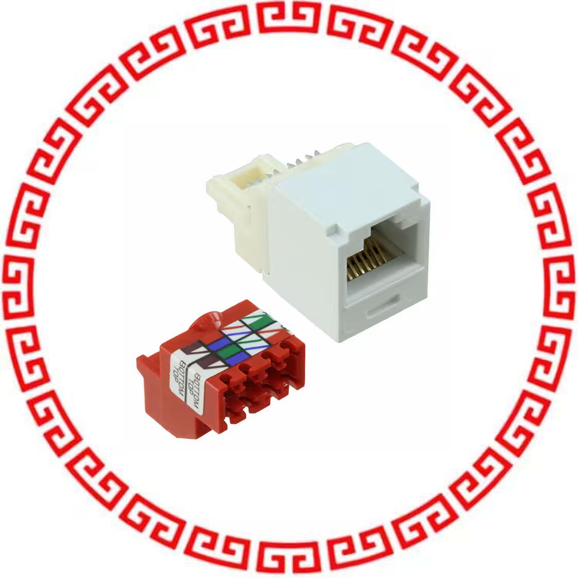 CJ5E88TWH CATEGORY 5E, 8 POSITION, 8 WIRE,