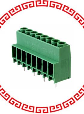 1777600 CONN TERM BLK 8POS 6.35MM GREEN