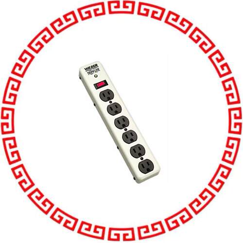 PM6SN1 SURGE SUPPRSSR 6OUT 6'CORD METAL