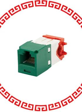 CJR5E88TGGR MINI-COM MODULE, CAT 5E, UTP, 8