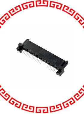 10029364-001LF CONN RCPT SATA 22POS R/A SMD