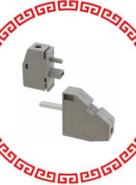 709013 TERM BLK SCREW CLAMP 1POS GRAY