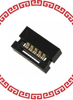 20021444-00010T1LF CONN RECPT 10POS GOLD IDC DL