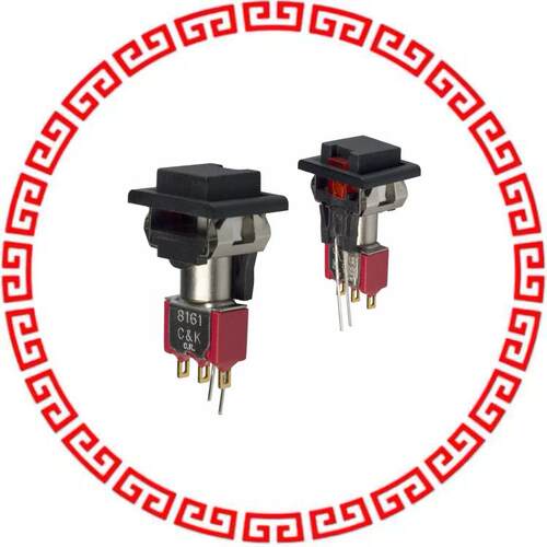 8161J86ZGE223 SWITCH PUSHBUTTON SPDT 6A 120V