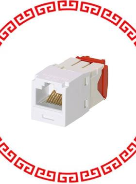 CJ5E88TGWH-24 MINI-COM MODULE, CAT 5E, UTP, 8