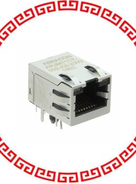 ARJM11C7-502-KB-EW2 CONN MAGJACK 1PORT 1000 BASE