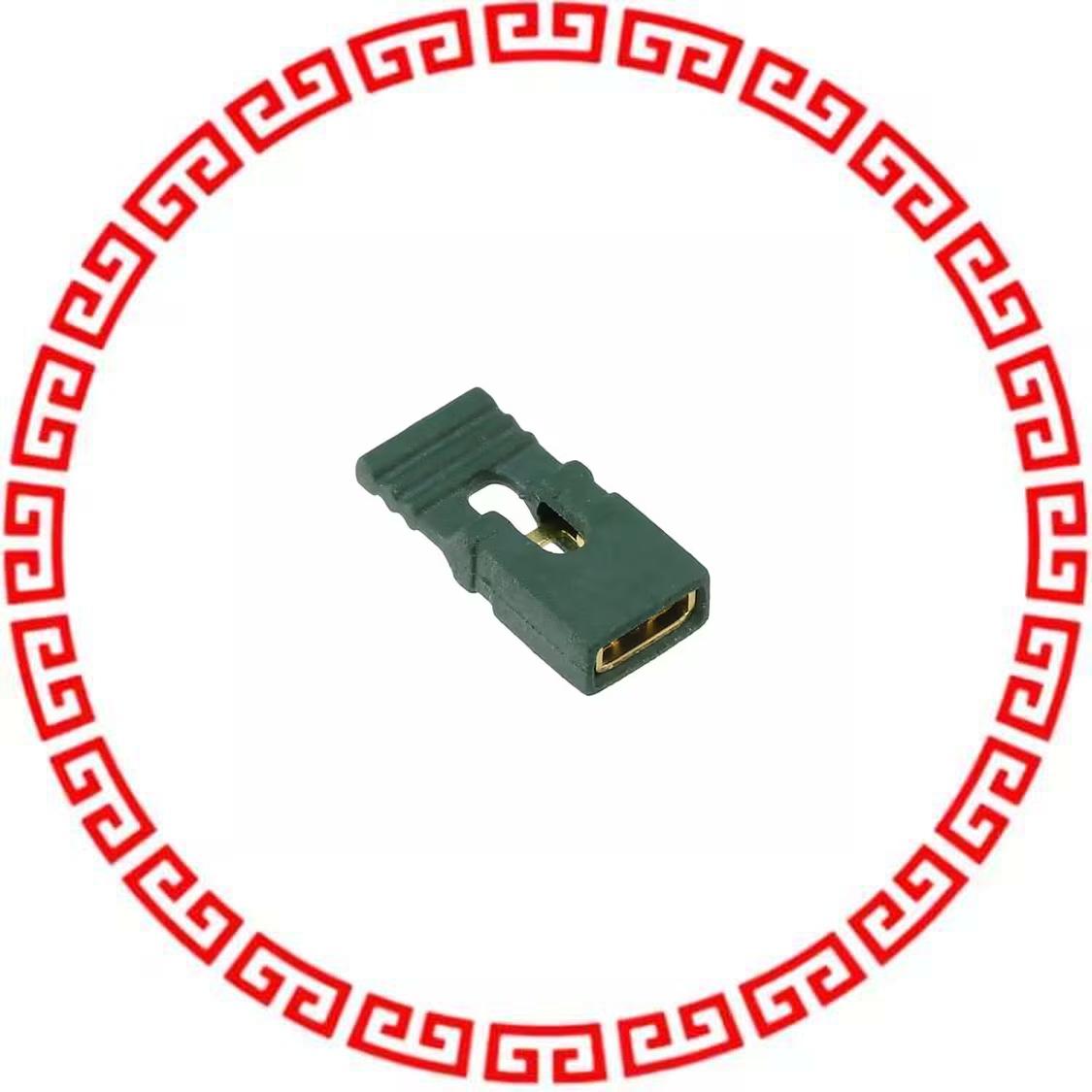 FDC02SXNN HI-TEMP CONN SHUNT GREEN .100