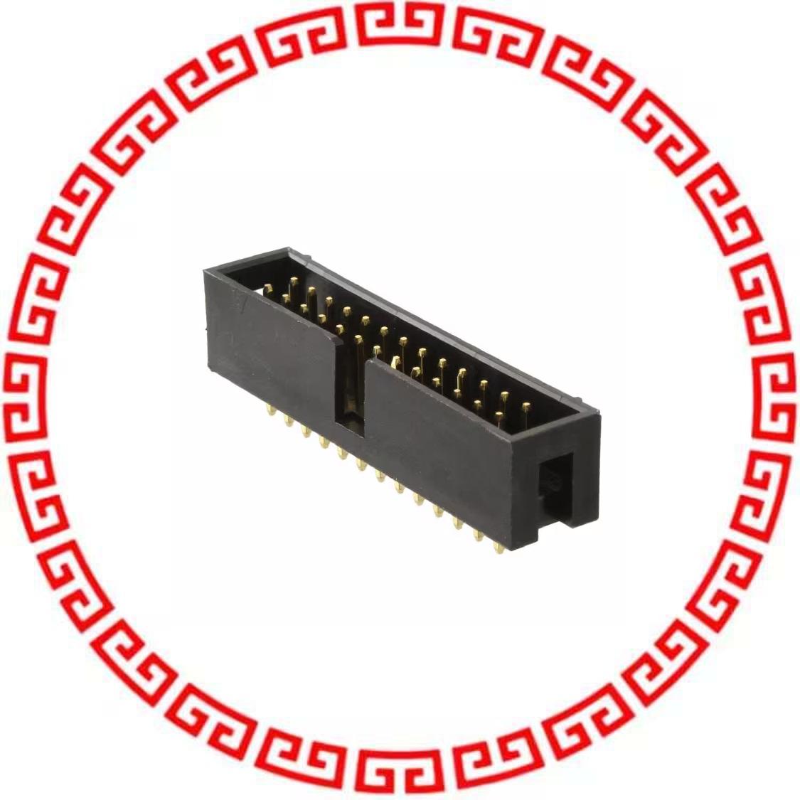 30326-6002HB CONN HEADER 26POS DL STR GOLD