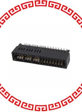 2057372-1 CONN EDGE DUAL FEMALE GOLD