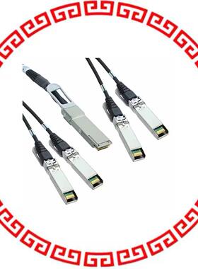 2821033-1 QSFP TO 4SFP+, 28G, 1 METER, 30A