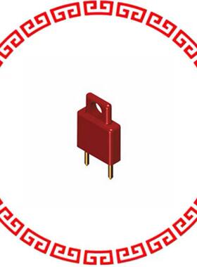 1463R PLUG SHORTING INSULATED RED