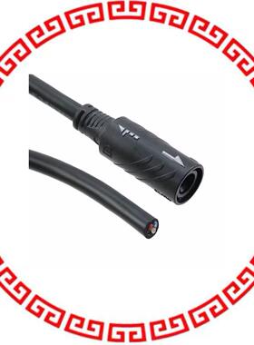 Q8D-04AFFM-QL8A01 CBL FMALE TO WIRE LEAD 4P 3.28'