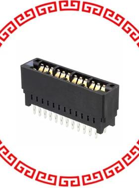 1888946-3 CONN EDGE DUAL FEMALE 8POS GOLD