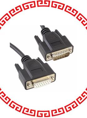 1656262 CABLE ASSY DB15 SHIELDED GRAY 1M