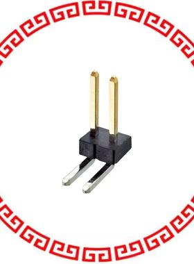 M50-3930242 CONN HDR 1.27MM R/A AU 2POS