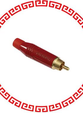 ACPR-RED CONN PLUG RCA RED