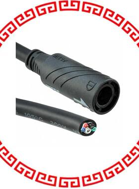 Q8DU-05AFFM-QL8A01 CBL FMALE TO WIRE LEAD 5P 3.28'