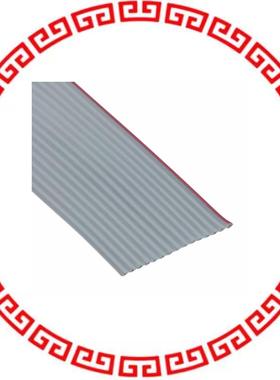 9L28015 008H100 CBL RIBN 15COND .050 GRAY 100'