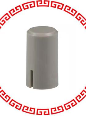 1RLGR CAP PUSHBUTTON ROUND LIGHT GRAY