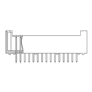 GUIDE VERT 017LF SLOT HDR PIN 67274