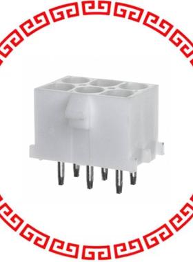 350834-1 CONN HEADER 6POS VERT .250 TIN