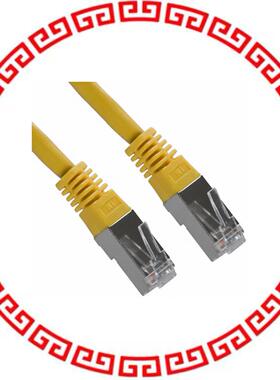 A-MCSSP60010/Y CABLE MOD 8P8C PLUG-PLUG 3.28'