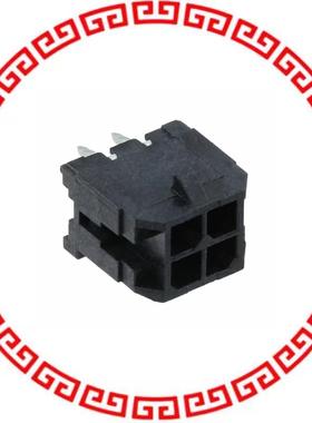 430450414 CONN HEADER 4POS 3MM VERT GOLD