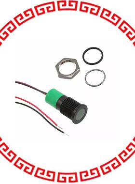 Q14F3BXXG24E LED PM INDICATOR FLUSH GREEN