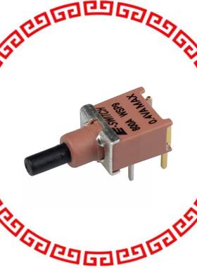 800AWSP9M6RE SWITCH PUSH SPST-NO 0.4VA 20V
