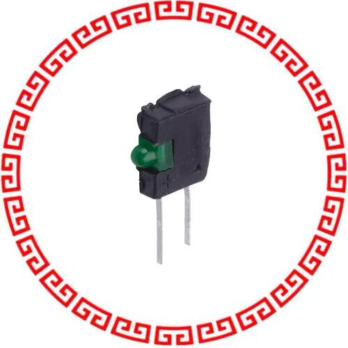 5350T5 LED GREEN T-3/4 RT ANG PCB