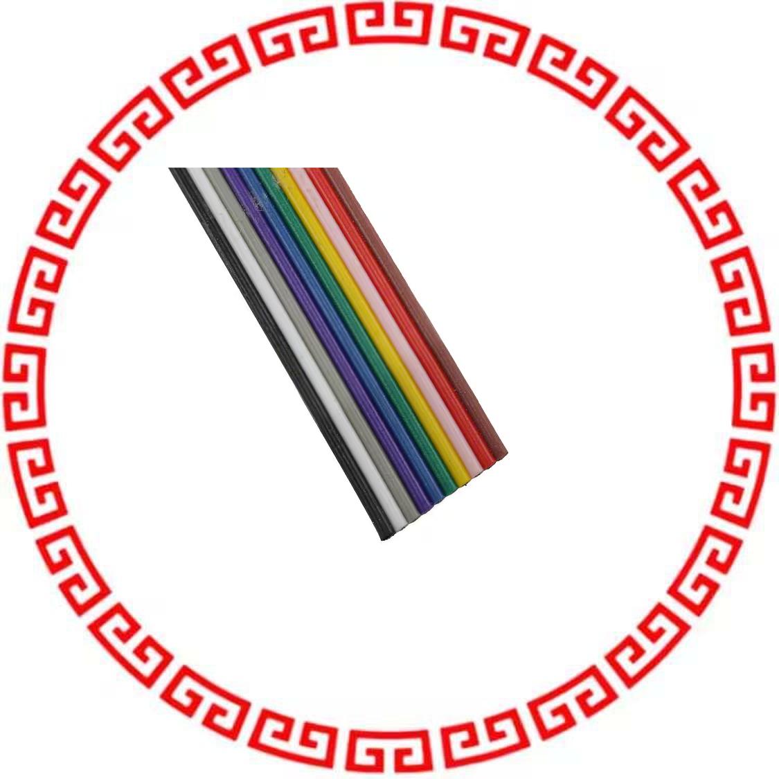 9R28010 000100 CBL RIBN 10COND .050 MULTI 100'