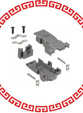 983-009-010R031 CONN BACKSHELL 9POS 180DEG GRAY