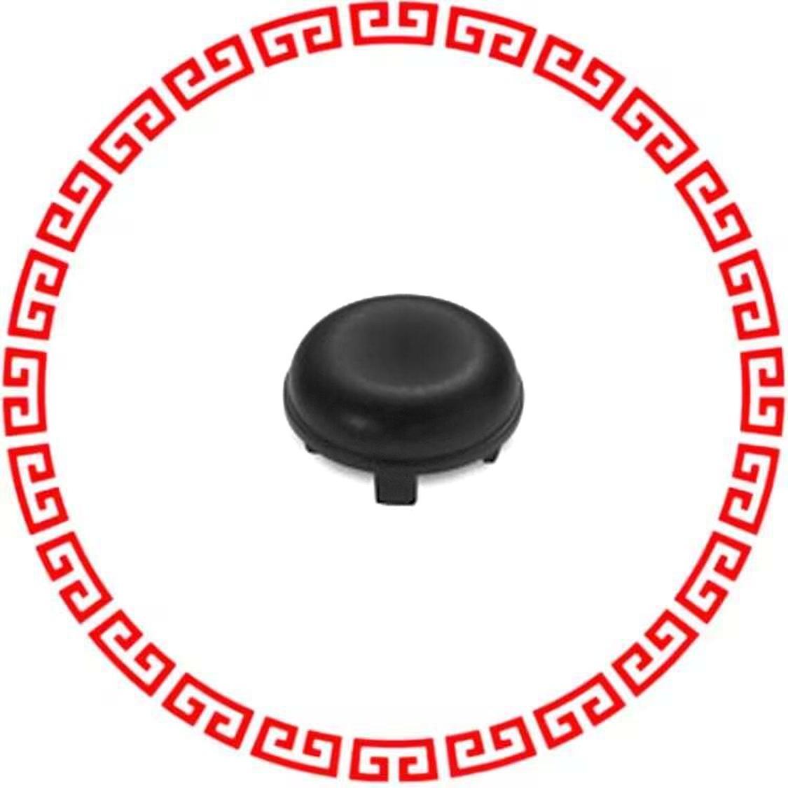 1JS09 CAP TACTILE ROUND BLACK