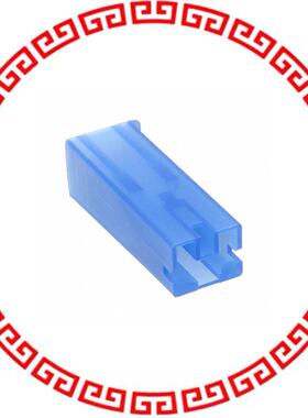 172076-6 CONN RCPT HOUSING 0.25 1POS BLUE