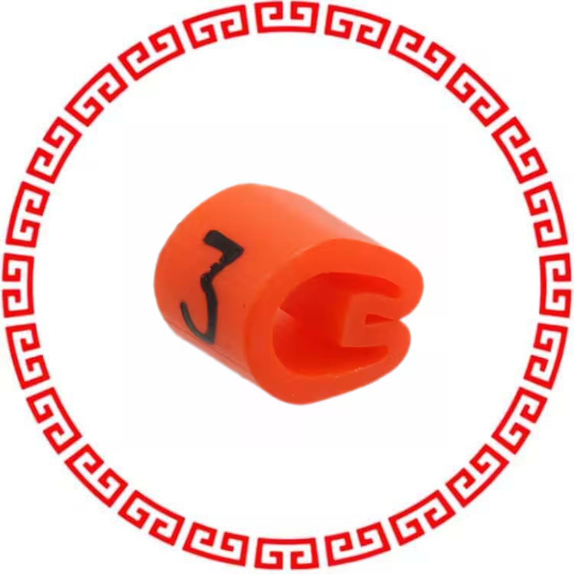 EC0787-000 MARKER ZTYPE STRT 3 LEGEND ORG