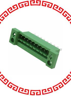 707303 TERM BLK HEADER 9POS GREEN