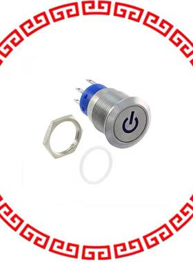 AV1911P712Q04 SWITCH PUSHBUTTON SPST 3A 250V