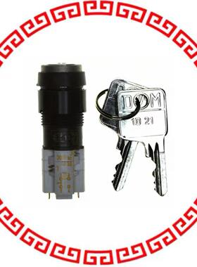 1.15108.8510000 SWITCH KEYLOCK 2POS DPST 4A 250V